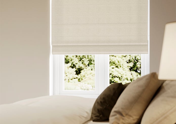Montierre, Moonglow White - Twist&Fit Roman Blind - Image 5